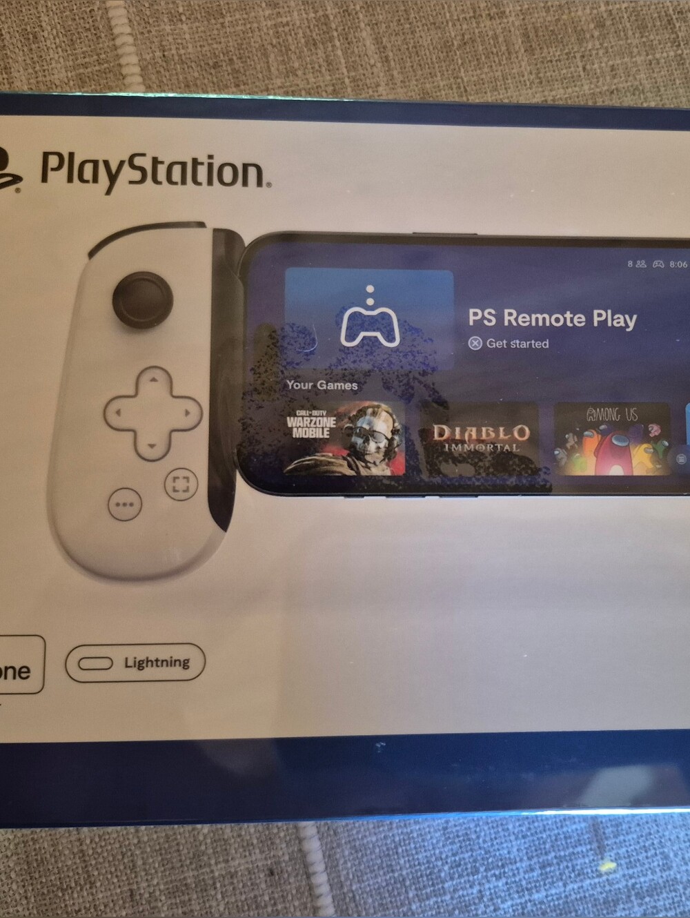 Sony PlayStation Backbone Mobile Controller — White